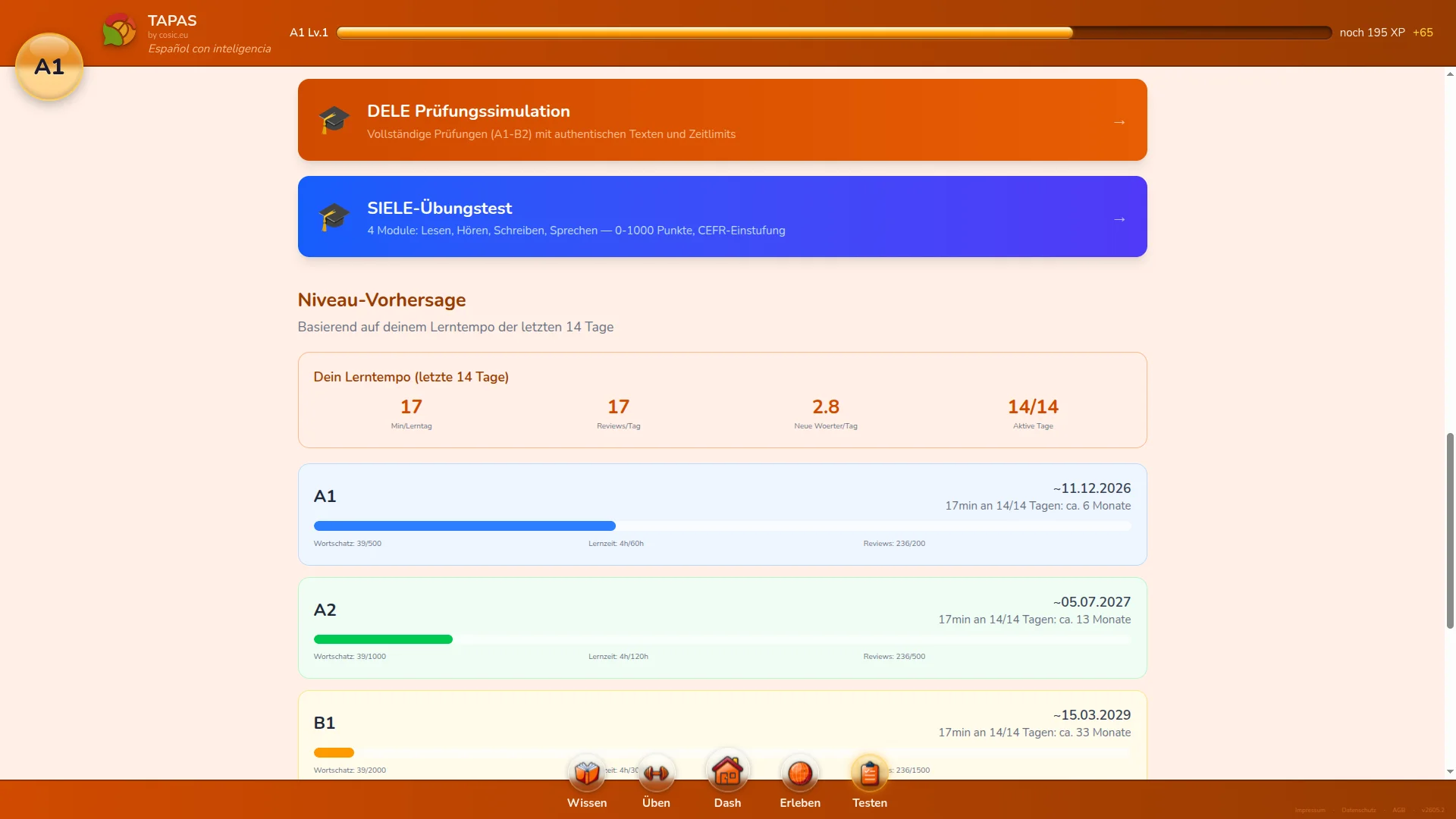 TAPAS Screenshot 4