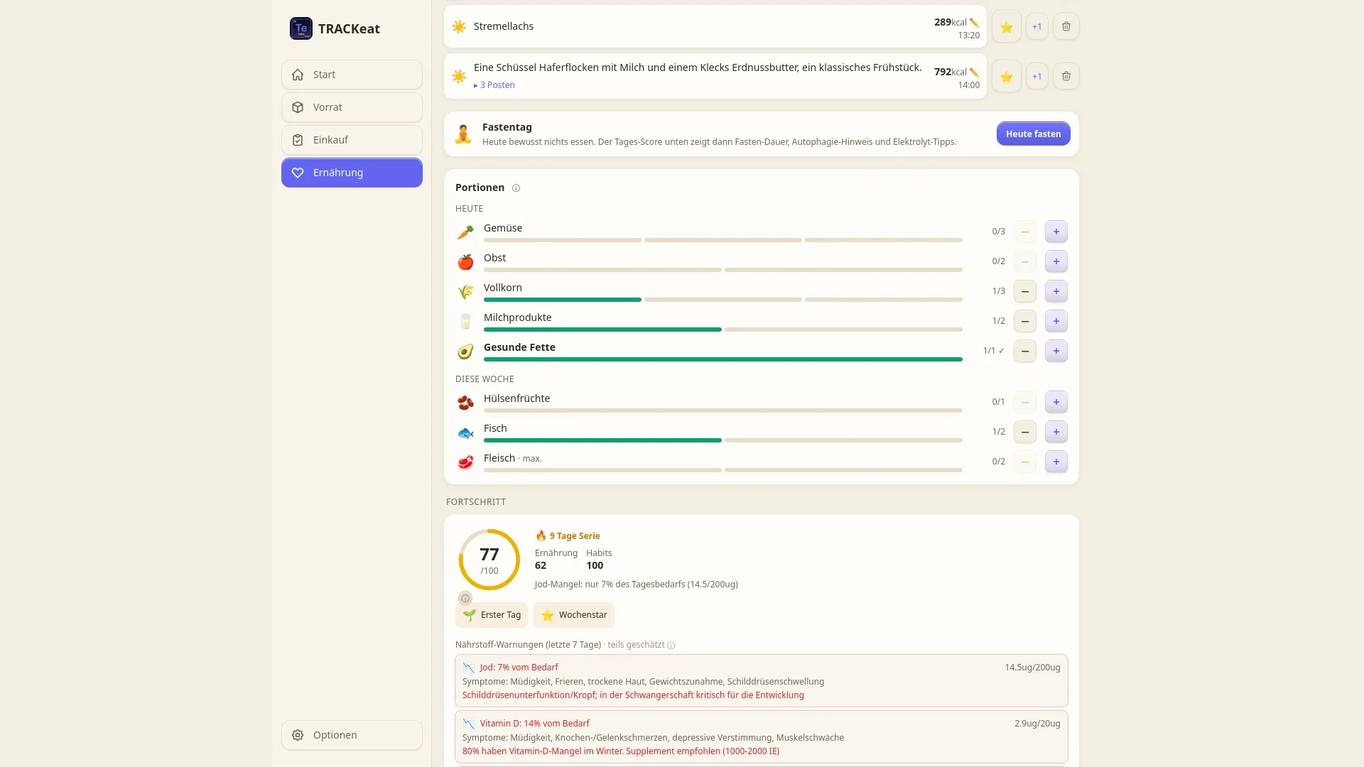 TRACKeat Screenshot 4